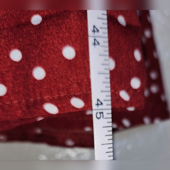 Red polka dot summer dress with pockets - Picture 5 of 5